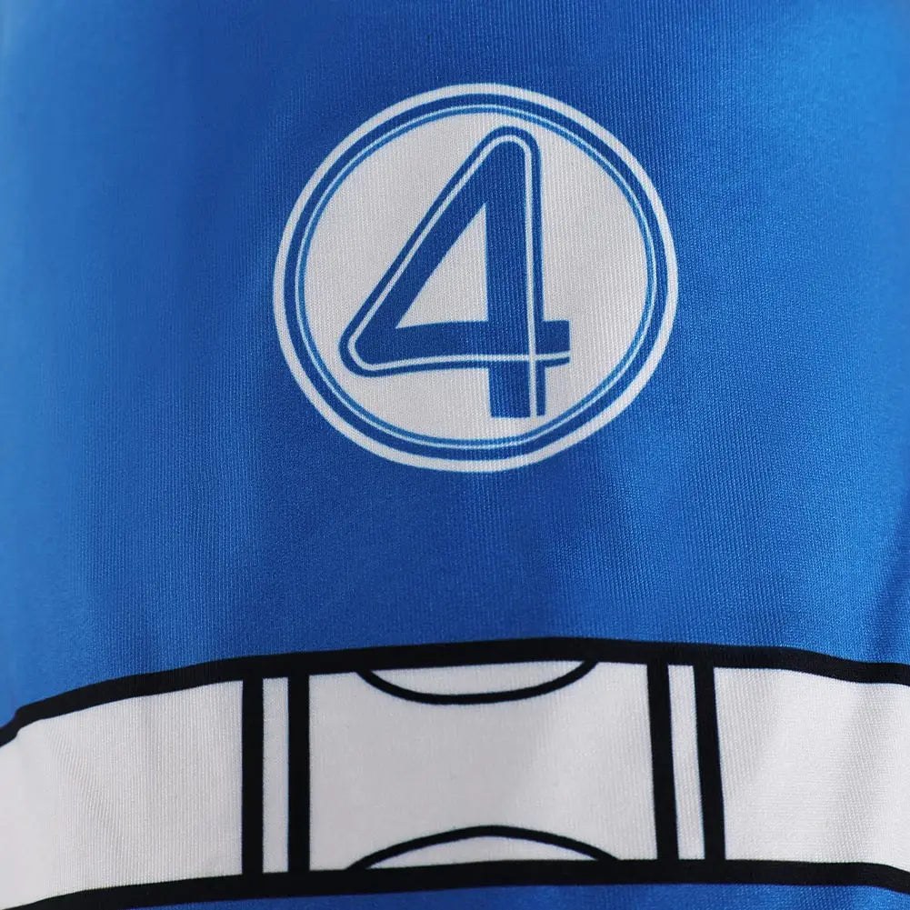 2025 Movie 4 Pieces Fantastic Cosplay Susan Storm Dog Blue Pet Clothing Costume Halloween Carnival Disguise Suit For Dog Pet
