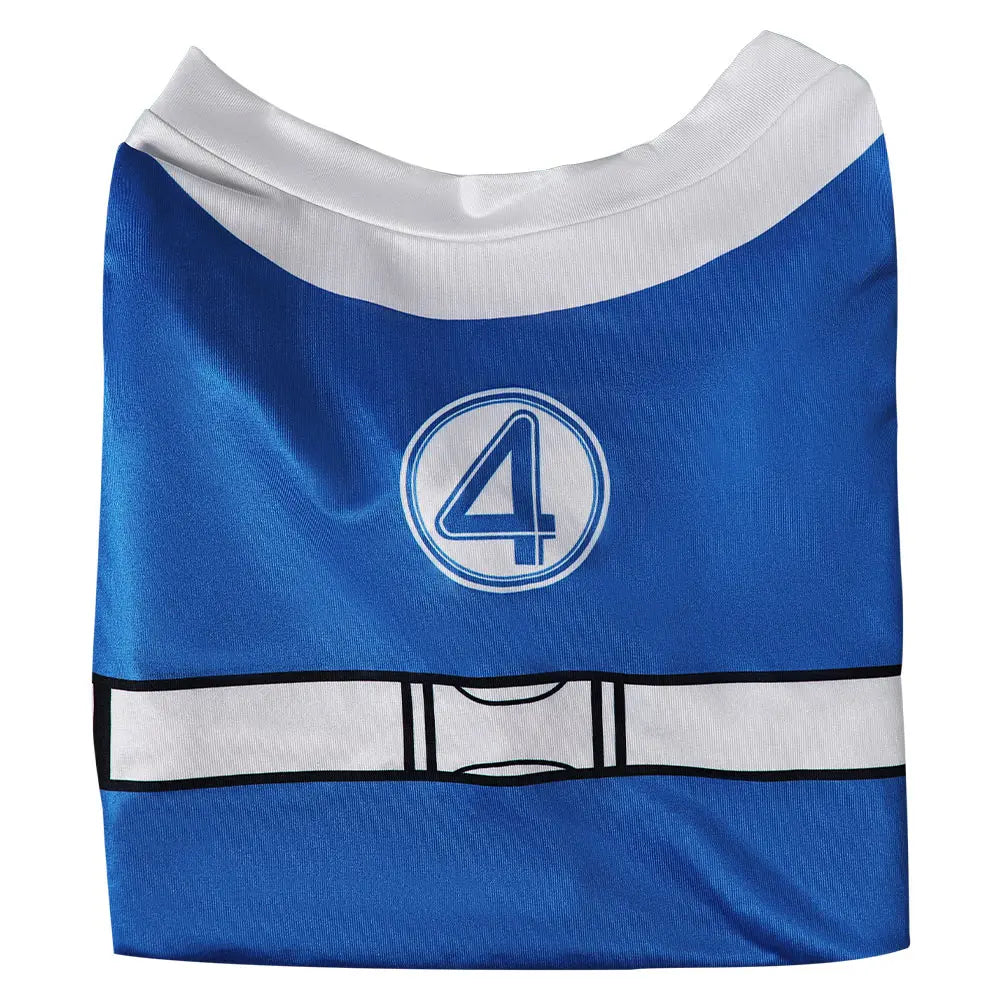 2025 Movie 4 Pieces Fantastic Cosplay Susan Storm Dog Blue Pet Clothing Costume Halloween Carnival Disguise Suit For Dog Pet