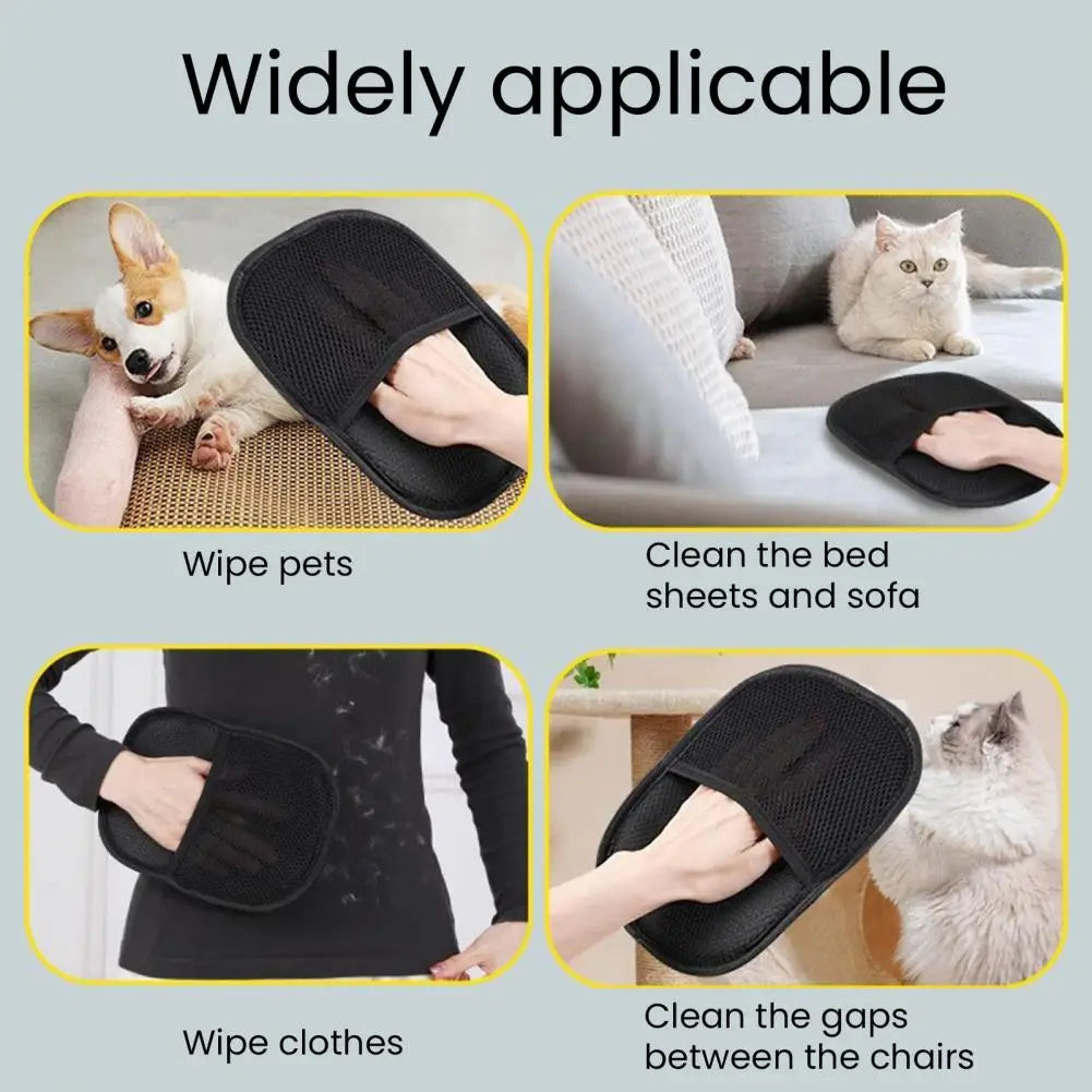 Pet Fur Removal Mitts Pet Hair Removal Glove Set
